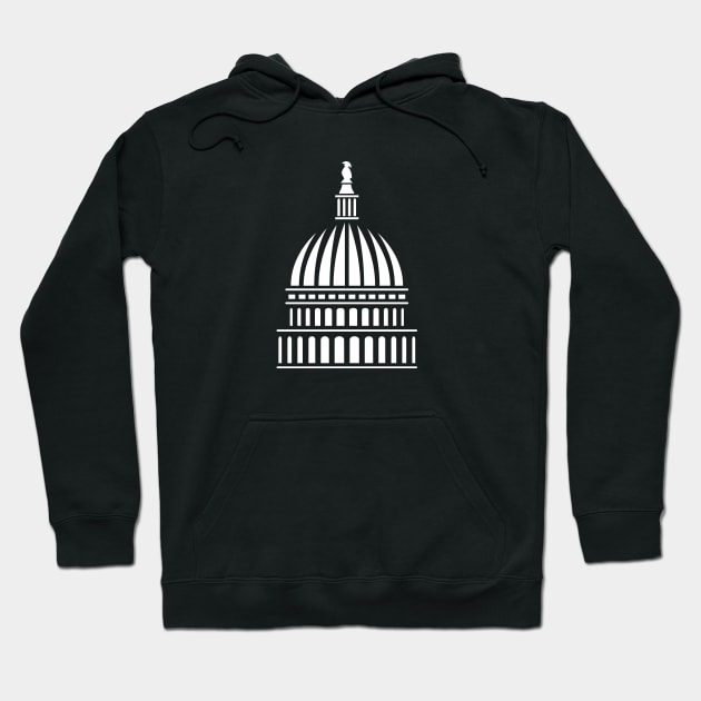 Washington D.C. Capitol Building Hoodie by hobrath